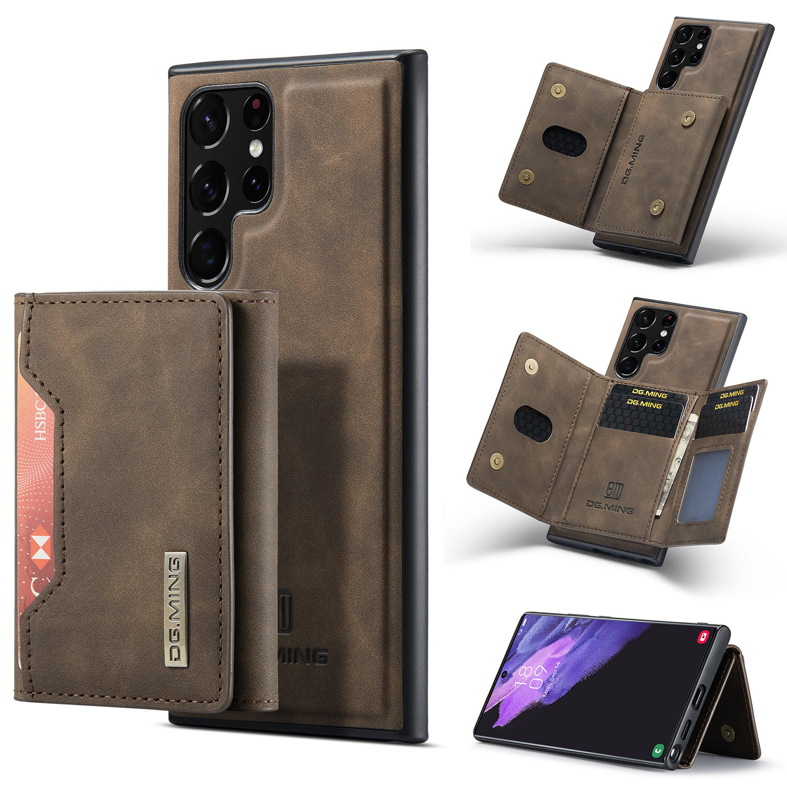 📱Хиймэл арьсан гар утасны гэр Samsung S23 Ultra / Plus, Z Fold 5/4/3, S22, S21 FE, S20